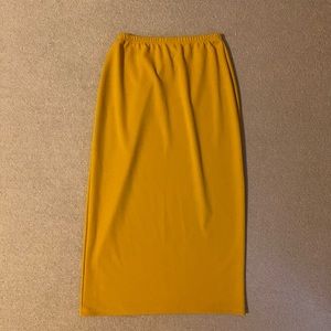 Mustard skirt